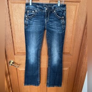 Miss Me Women's Boot Cut Jeans - Dark Blue